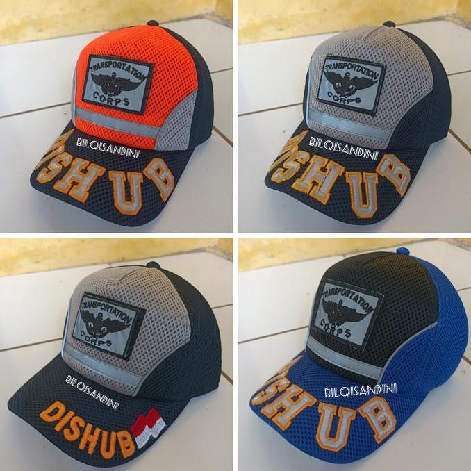 topi dishub terbaru bordir/topi dishub jaring