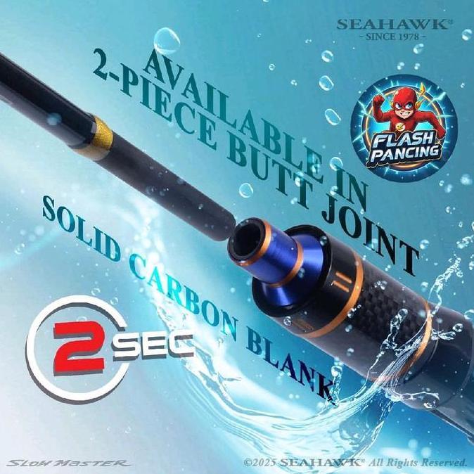 Joran Seahawk Slow Master 632 (Spin & Oh) Pe 3/4/6 - (Jigging Butt Joint)Fuji Carbon Solid