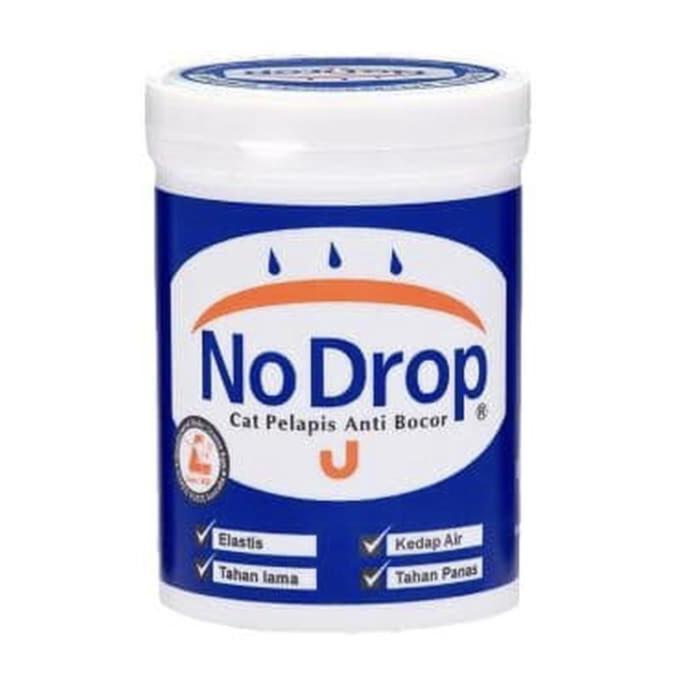 Cat- Nodrop 1 Kg Abu Dan Putih Ready No Drop 1Kg
