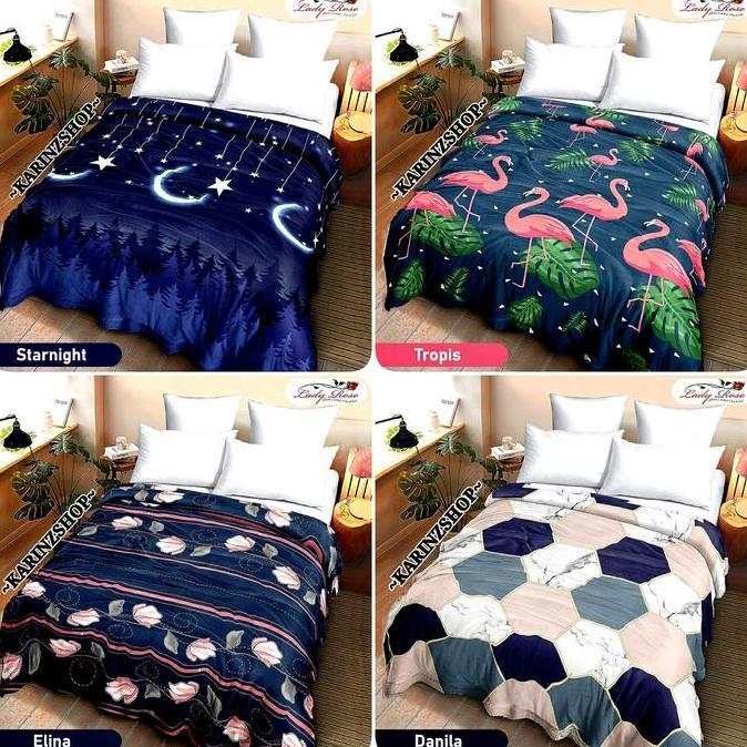 Selimut Lady Rose Uk. 160x200 STARNIGHT/TROPIS/DANILA/ELINA