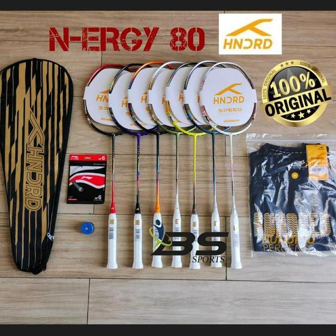 Promo RAKET BADMINTON HUNDRED HNDRD N-ERGY 80 NERGY80 NERGY 80 ORIGINAL Diskon