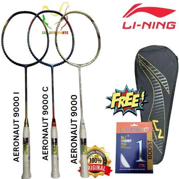 Promo LINING AERONAUT 9000 9000D DRIVE RAKET BADMINTON ORIGINAL Diskon