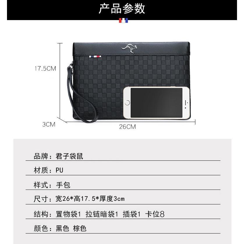 GARANSI Mybagstore 185 Tas Tangan Pria Kekinian Tas Dompet Pria Dompet Besar Clutch Bag Pria Hand Ba