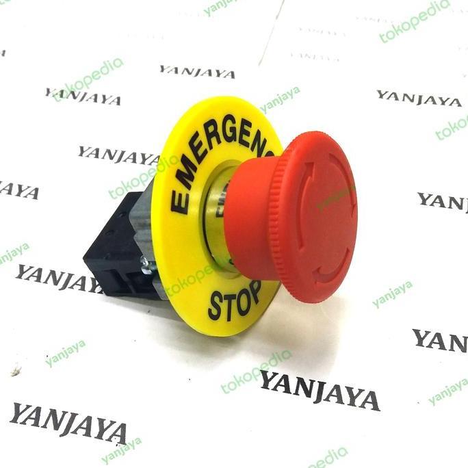 Momenttix- Emergency Stop Push Button Lock/Emergency Push Button Kuning Set