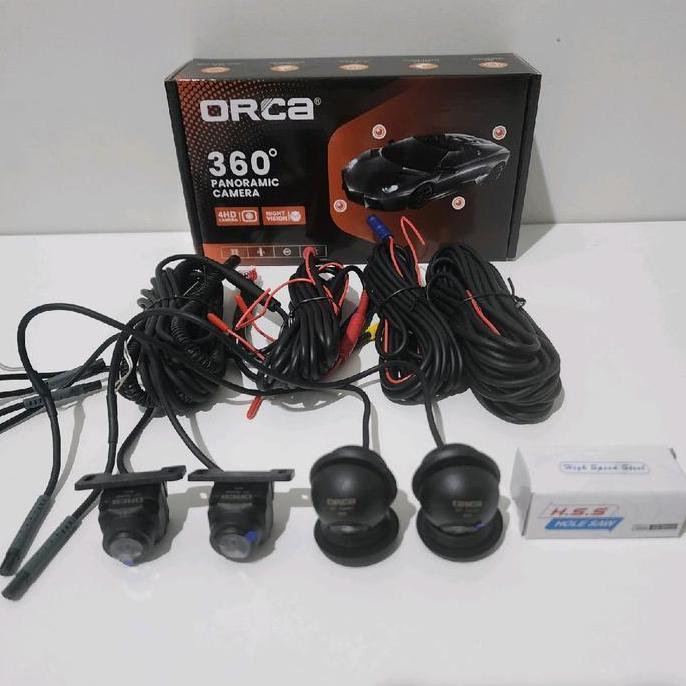 2satuseller - kamera 360 orca qw-6688/camera panoramic 360 mobil orca qw-6688