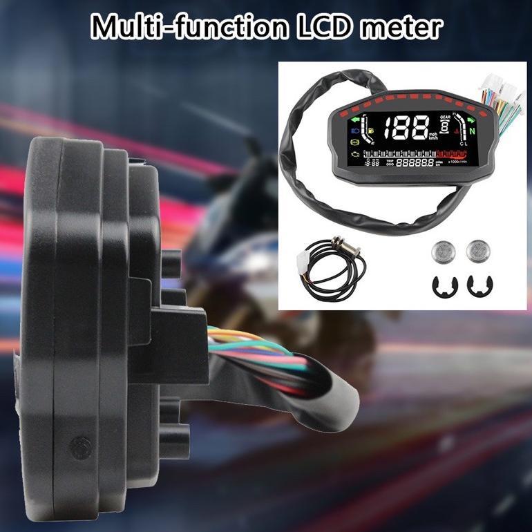 Gratis Ongkir Speedometer Spidometer Odometer Digital Model Rx3N Koso Layar Hitam Spidometer Speedom