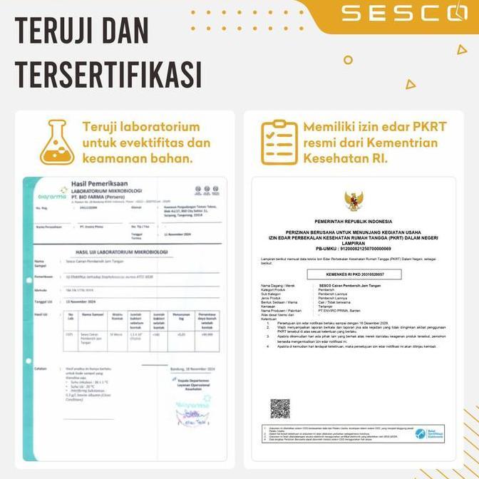 Instancodbisa- Sesco Watch Cleaner Cairan Pembersih Jam Tangan Profesional