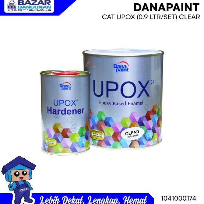 Cat- Danapaint - Cat Dasar Lantai Epoxy Based Enamel Set Upox Hardener Clear