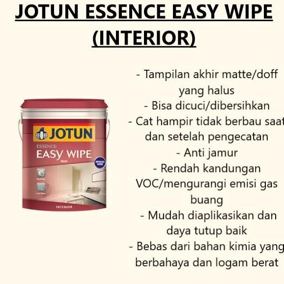 Cat- Cat Tembok Easy Wipe Jotun Warna Putih (3,5 Liter)