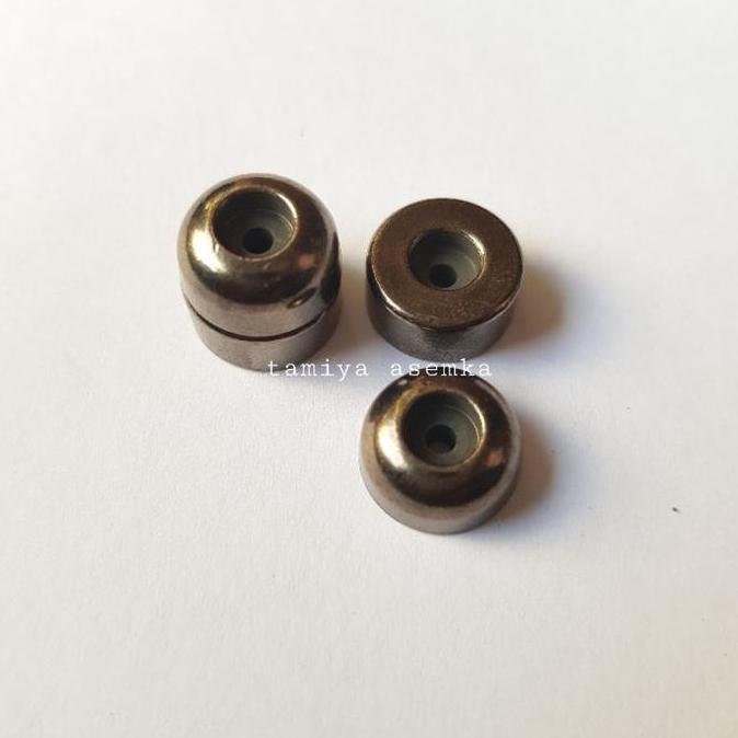 Kitwill- Rep Tamiya 94986 Mass Damper Bowl /Side Mass Damper Tumpuk Black