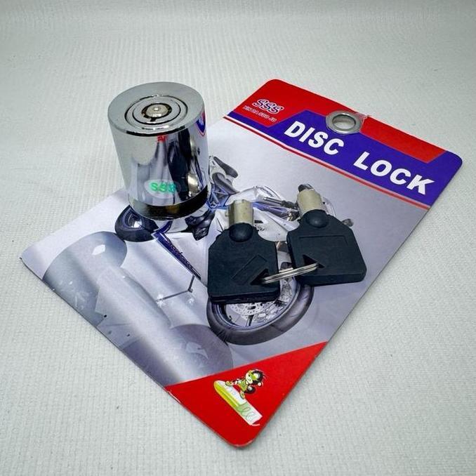 DB202 - KUNCI GEMBOK CAKRAM BULAT/GEMBOK CAKRAM MOPED DISC SEPEDA MOTOR HONDA SUPRA X ADV PCX YAMAHA