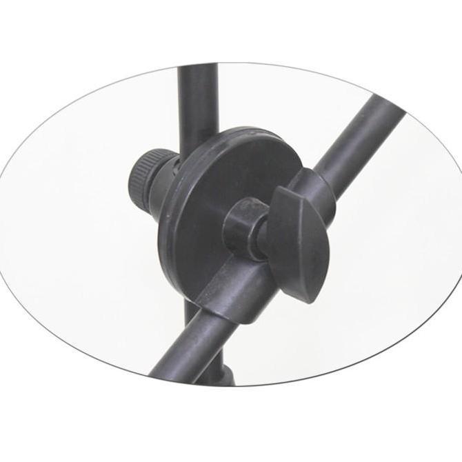 Stand Mic Mt 165 Tripod Microphone Stand Mic Lantai Jepit Hp Holder Hp