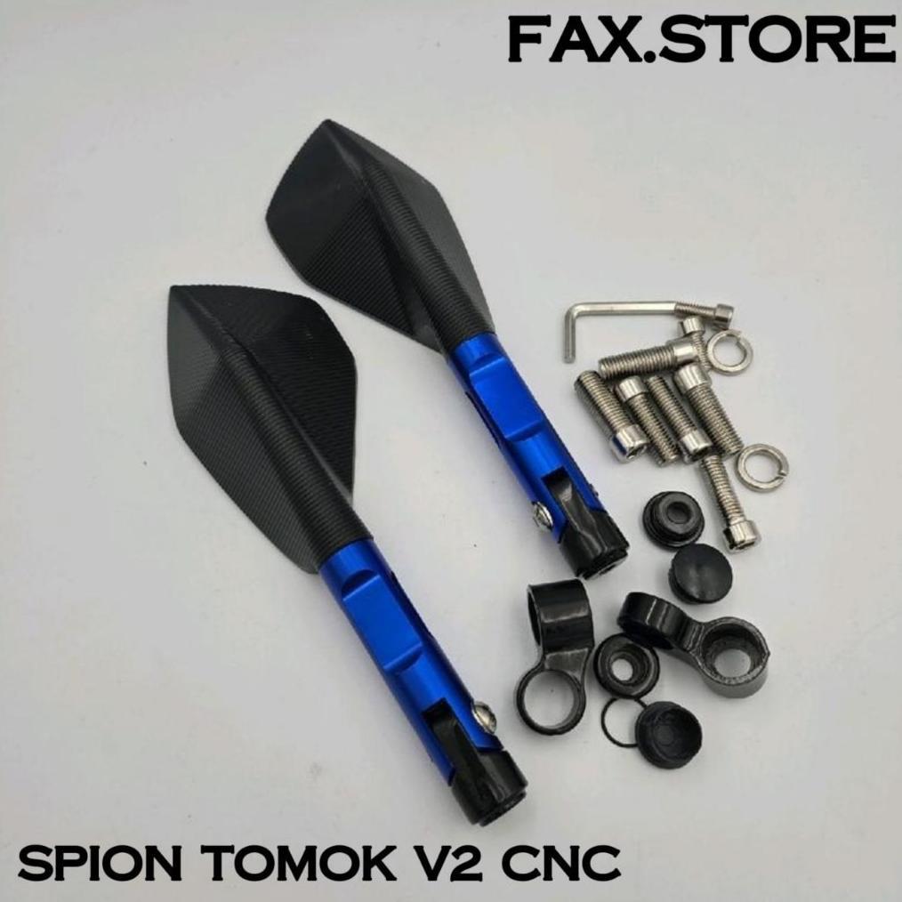 Tahan Lama  Spion Tomok V2 Kaca Spion Variasi Spion Tomok Full Cnc Spion Nmax Vario Beat Pcx Ninja C