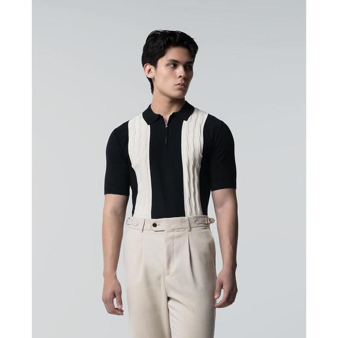Boywings- Balvein - Versase Knit Polo Knitwear Atasan Katun Kerah Pria