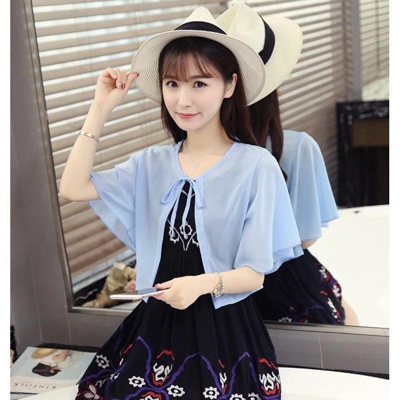 sale Atasan Wanita Outer CERUTY Korean Look Tali depan Cantik kekinian