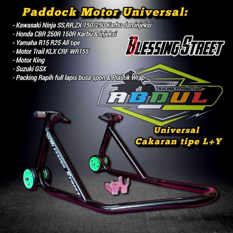 Promo Paddock Motor/Standar Paddock Motor/Paddock Motor Ninja,Cbr,Yamaha R15,R25,Suzuki Gsx/Paddock 