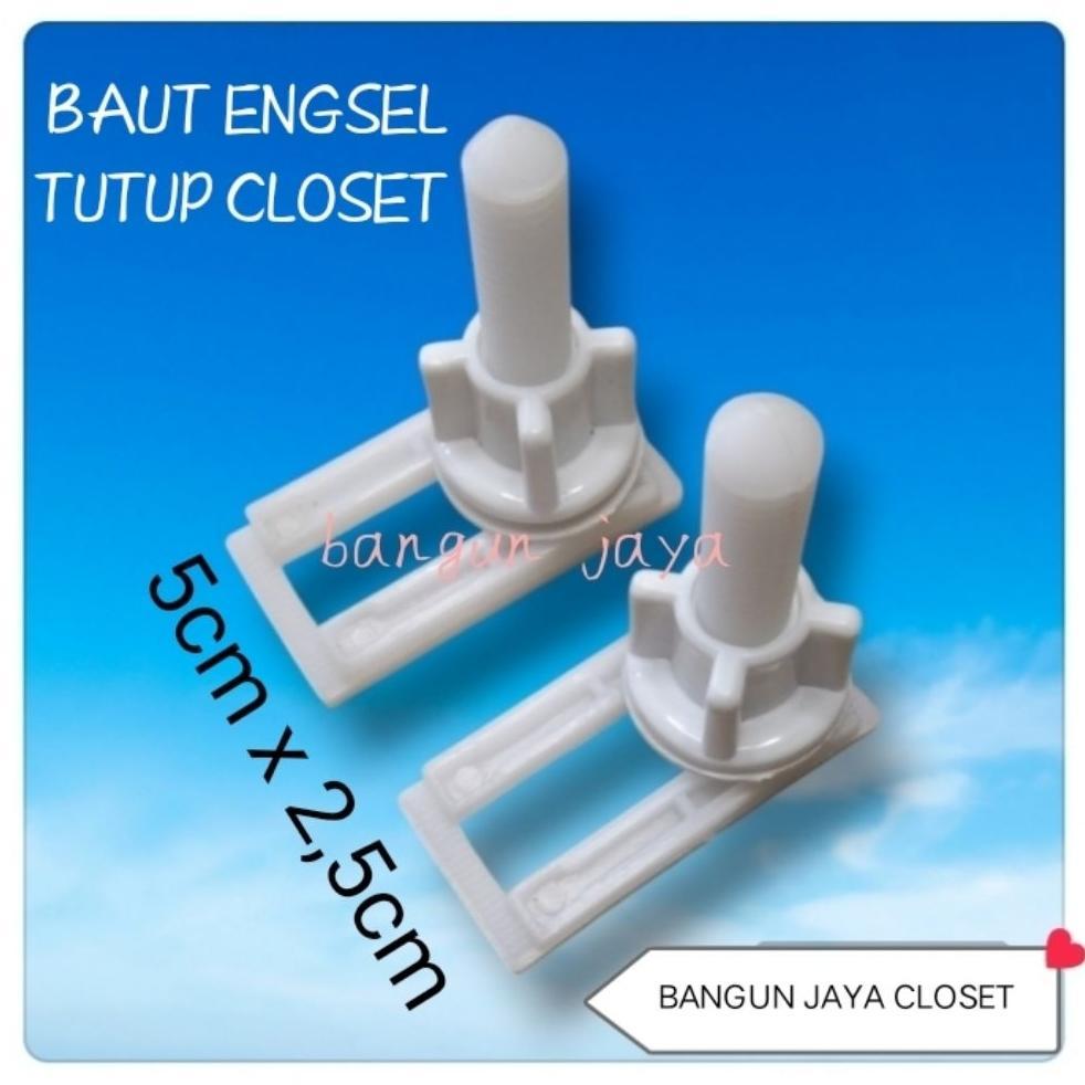 Baut Penutup Dudukan Toilet Sekrup Tutup Closet Duduk Baut Kotak Dudukan Seat Cover Toilet Wc Duduk