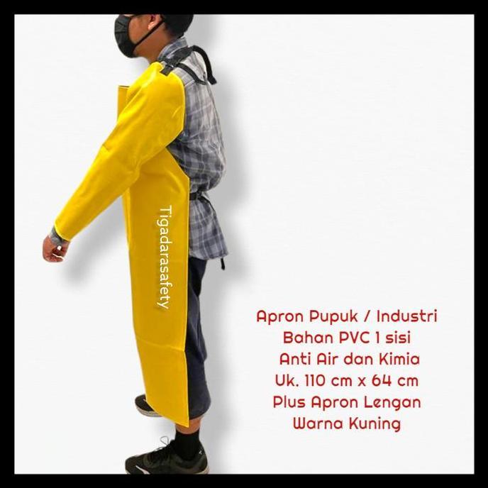 Instancodbisa- Apron Pupuk Dan Industri Plus Apron Lengan Anti Air Dan Anti Kimia