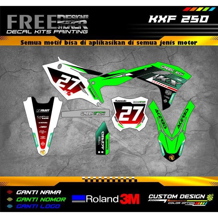 Decal Sticker Kx 250F Full Body 001 Original Dan Terpercaya
