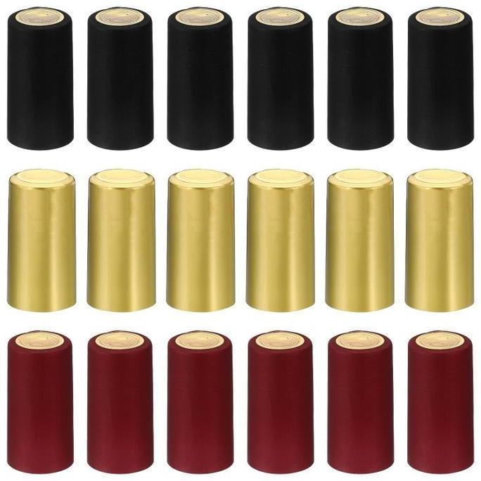 Barunih- Isi 100 Tutup Botol Wine Plastik Shrink Segel Tutup Botol Segel Botol Segel Pvc Anggur Madu