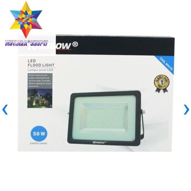 ~^~^~^] Krisbow lampu sorot led lampu outdoor 50W/flood light putih/kuning-new