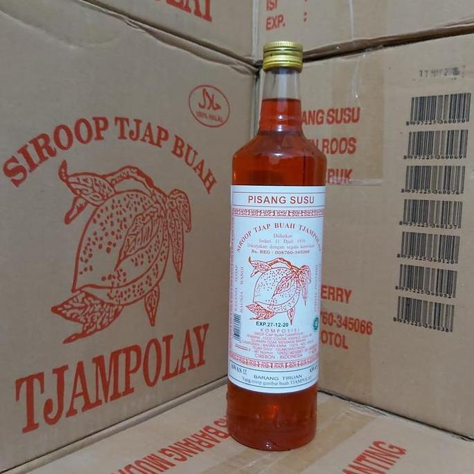 SIRUP TJAMPOLAY, MINUMAN KHAS CIREBON (SEJAK 1936) Rasa Pisang Susu.