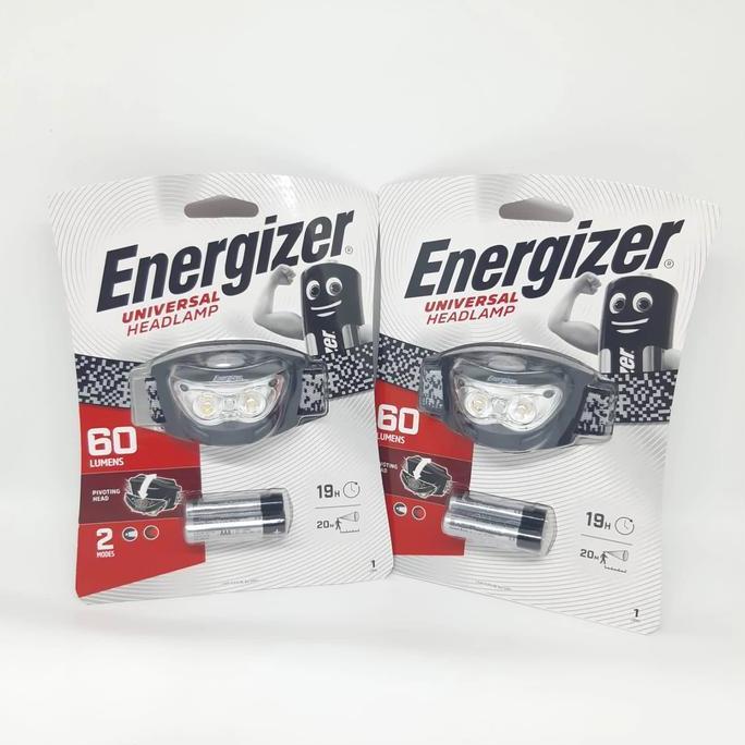 Mouting- Headlamp Head Light Head Lamp Senter Kepala Energizer 60 Lumen 3Led