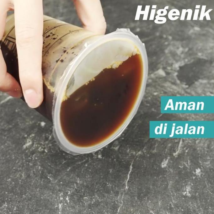 Bestone- Plastic Cup PP Oval / Gelas Plastik Cup PP Tebal 12/16/22 oz Bisa Seal