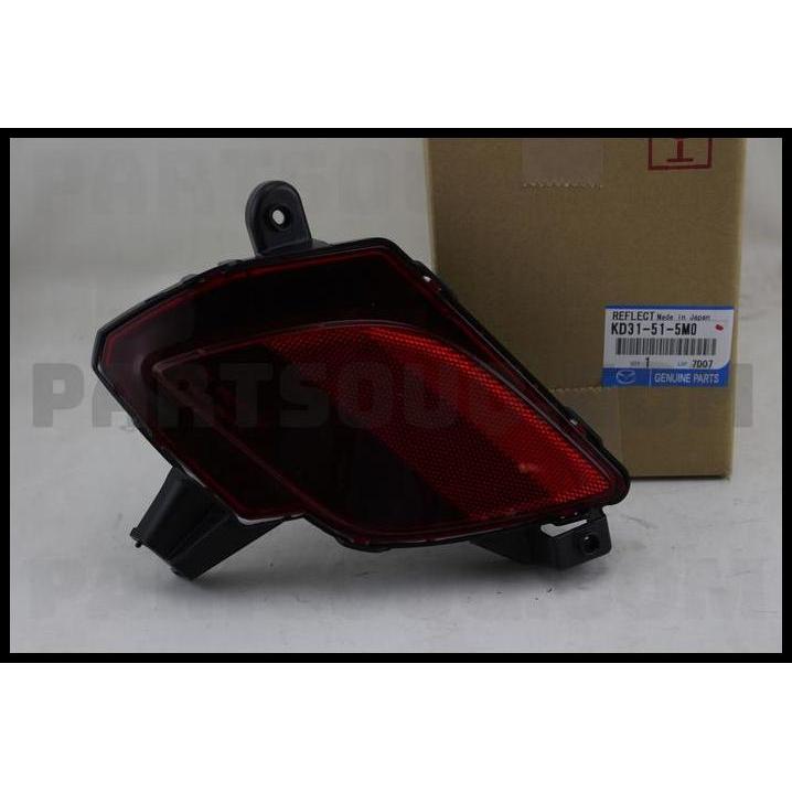 TERLARIS REFLECTOR BUMPER BELAKANG MAZDA CX-5 KD31515M0 ORISINIL 