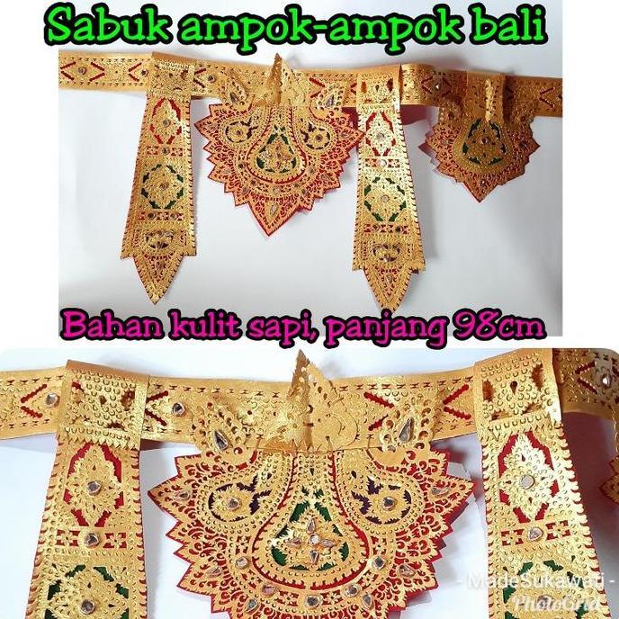 {{{{}}] Ampok-ampok ikat pinggang Kulit tari adat bali