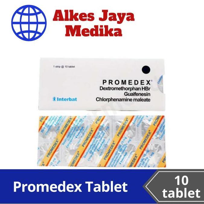 Promedex isi 10 Tablet (Obat Batuk) - Meredakan Batuk Alergi