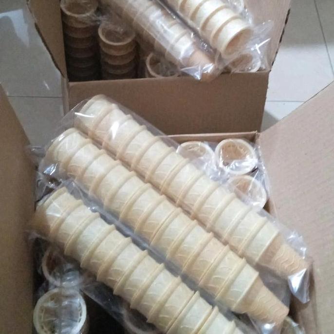 Instancodbisa- Aladdin Wafer Cup Cone Isi 300Pcs/Corong Es Krim