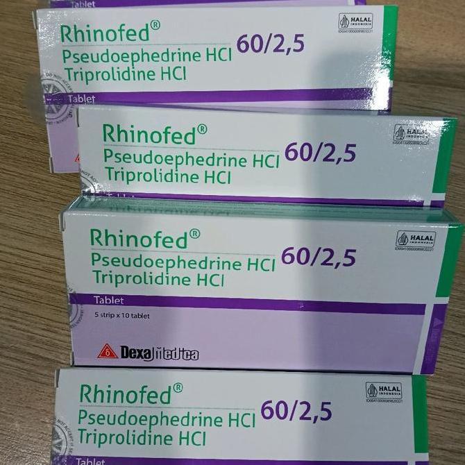 ORIGINAL RHINOFED 1 BOX 5 STRIP (50 TABLET)