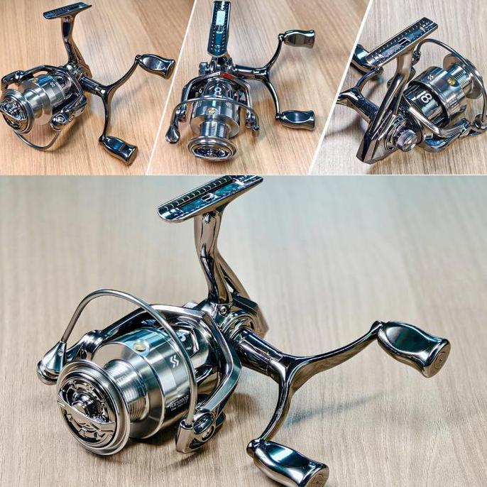 Sougayilang [COD] Reel Pancing Metal Power Handle Two-Way 12+1BB Max Drag 22LB Katrol Kerekan Alat P