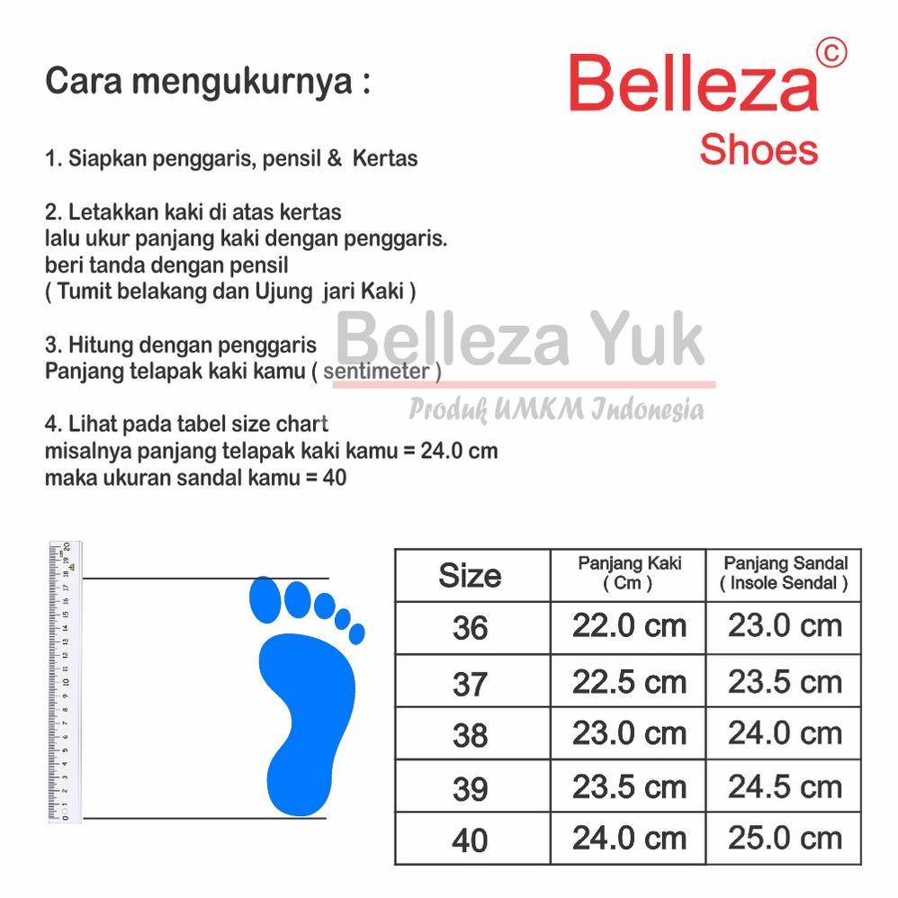 sale SARA SARA YUK - Dunkenstock MIKHA Sepatu Sandal Wanita Flatshoes 1cm Size 36 - 40 Tidak Licin F