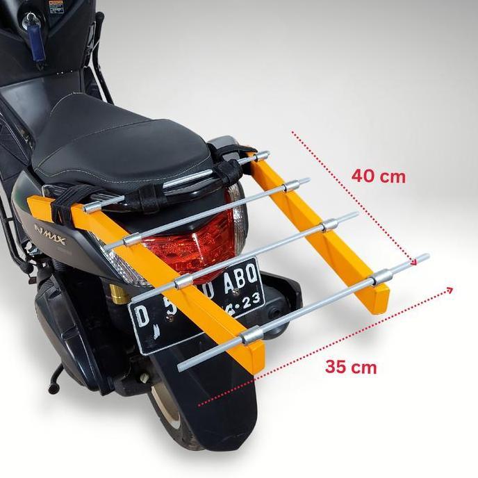 Gendongan Mudik - Besi Behel Belakang - Backrack - Besi Pegangan Motor - Backrest - Bracket Belakang