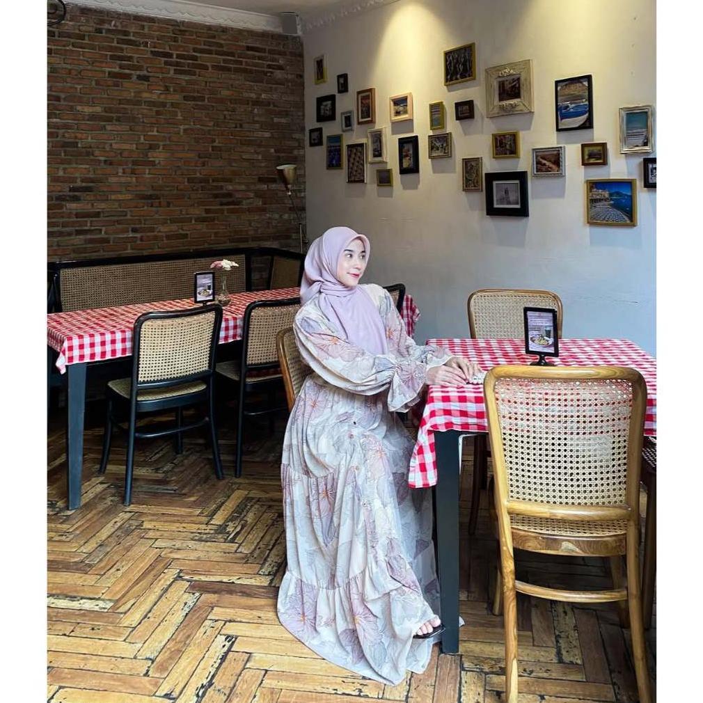 FREE ONGKIR GAMIS CERUTY JUMBO LD 130 TERBARU DAN KEKINIAN  CERUTI BABYDOLL PREMIUM MAYUNG BY KAMALI