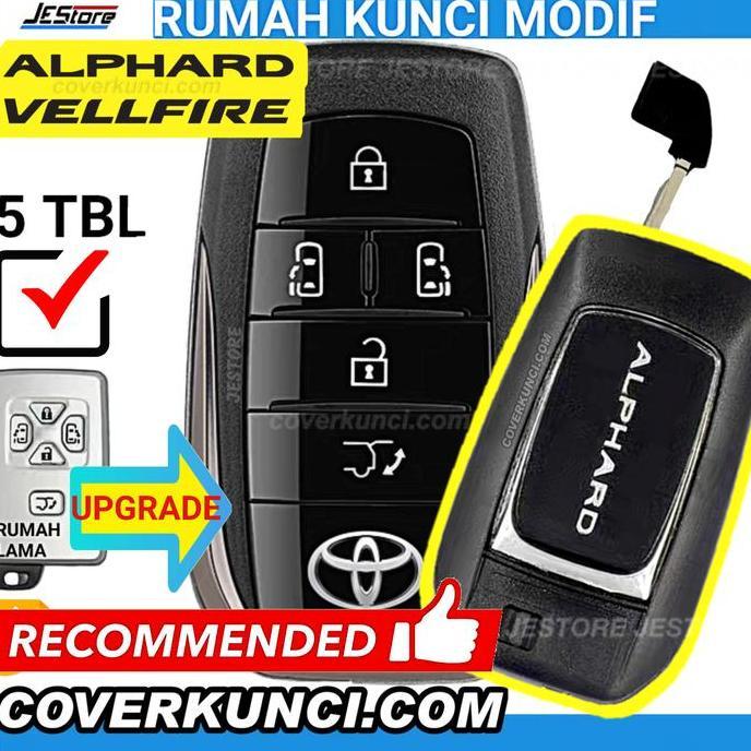 ALPHARD CASING KUNCI REMOTE KEY RUMAH KUNCI MODIF ALPHARD TOYOTA KUNCI