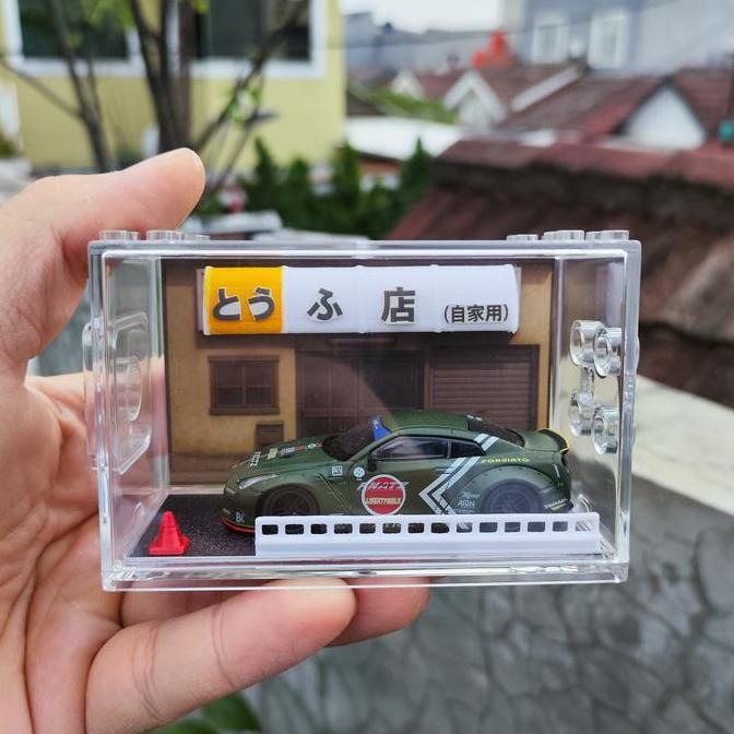 DIORAMA DIECAST - MINI DIORAMA - DIORAMA MINI WITH ACCRYLIC - PAJANGAN DIECAST - ACRYLIK DIECAST - A
