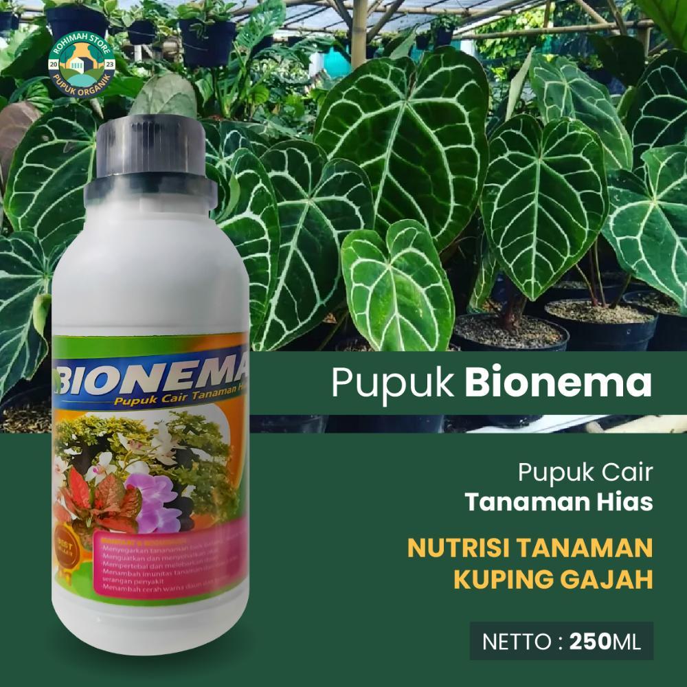 BIONEMA Pupuk Cair Untuk Tanaman Hias 250 ML Tanaman Subur Daun Cerah Mengkilap Asli Original Bisa C