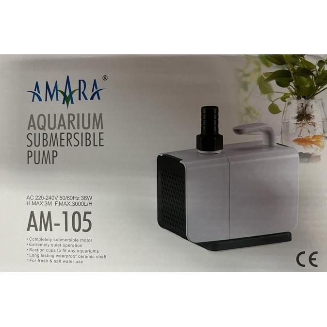 Amara AM 105 Pompa Air Akuarium dan Kolam Ikan