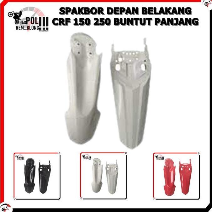 DY83 >> SPAKBOR SET DEPAN BELAKANG CRF 150L 150 L 250 MOTOR CROSS SUPERMOTO