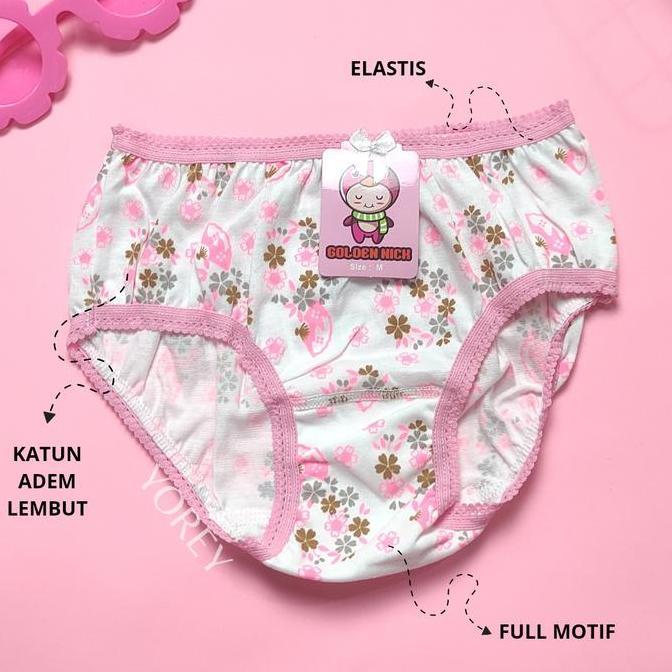Instancodbisa- Celana Dalam Anak Perempuan Golden Nick Cd Golden Nick Renda