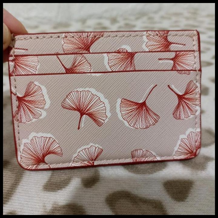 TERBARU CARD HOLDER MANGO FLOWER DOMPET KARTU MOTIF POLKA DOT 