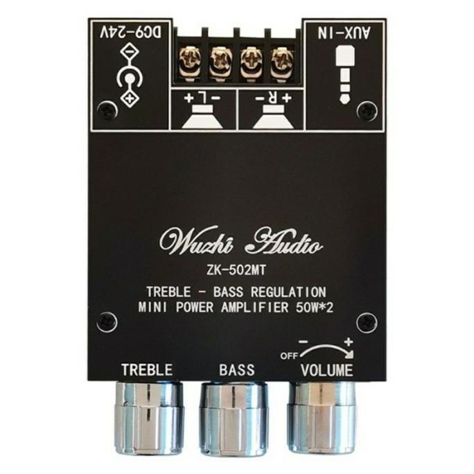 promo Audio Wuzhi ZK-502MT Bluetooth Mini Amplifier 2.0 Channel Stereo