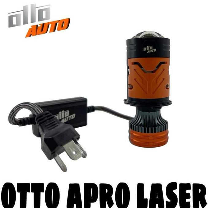 Cod,Bisa- Otto Apro Laser H4 Premium High Beam Selenoid Cut Off Flat