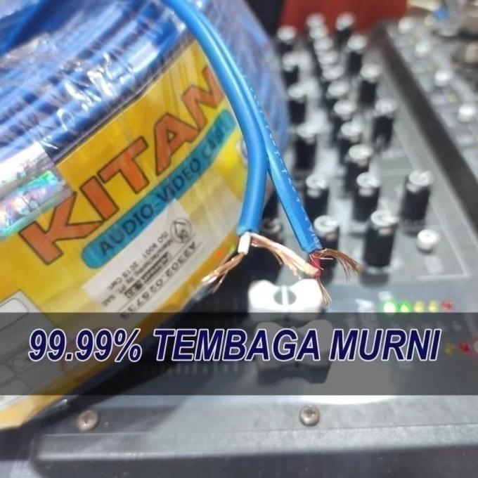 promo kabel mixer xlr female to xlr male 1 set L/R 5 meter