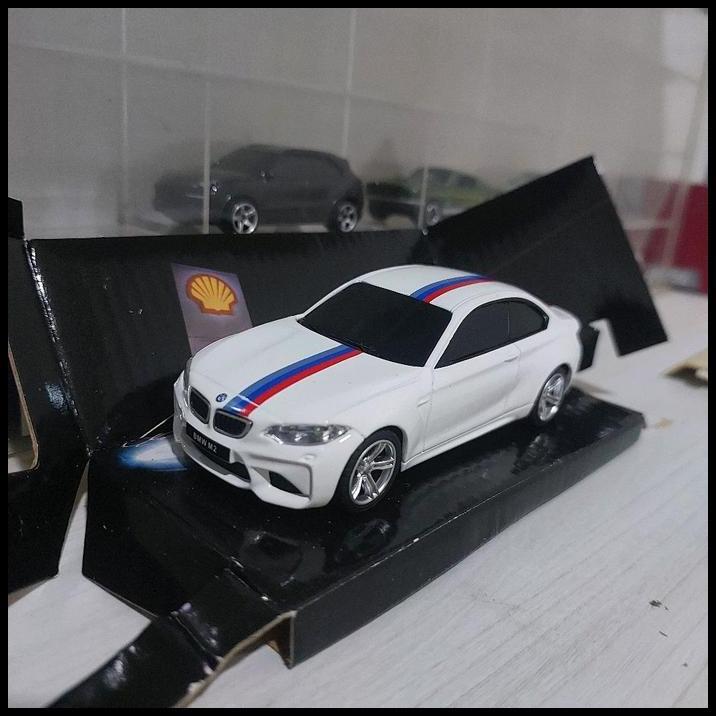 TERMURAH DIECAST BMW M2 COUPE WHITE BBURAGO DIECAST SHELL SKALA 36 