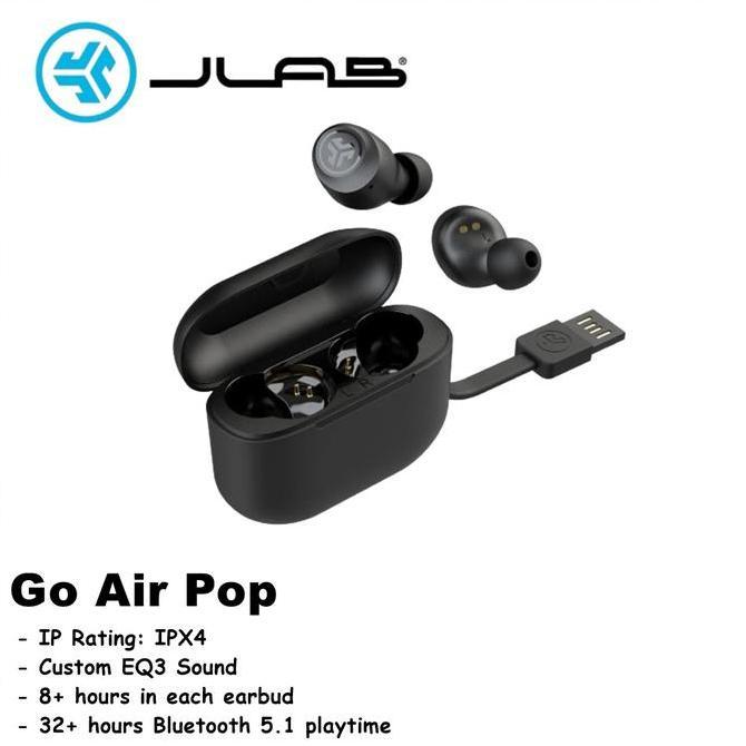 promo JLab Go Air Pop True Wireles Earbuds TWS Headset Earphone GoAir