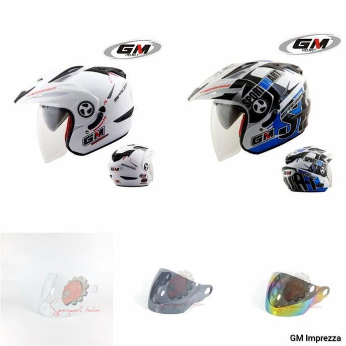 Cod,Bisa- Kaca Helm Gm Imprezza Visor Helm Gm Imprezza